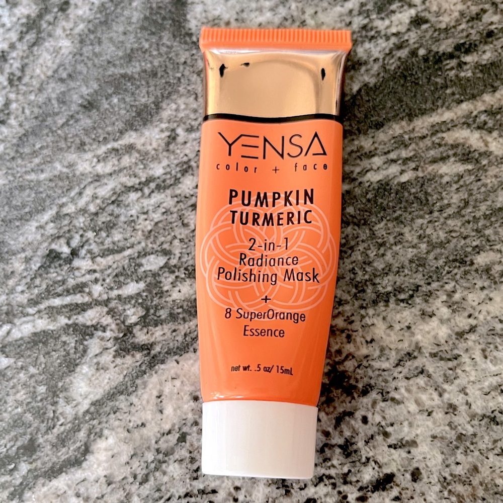 🌻 3/$20 🆕 Yensa Pumpkin Turmeric 2-in-1 Radiance Polishing Mask, 15 ml - Picture 9 of 12
